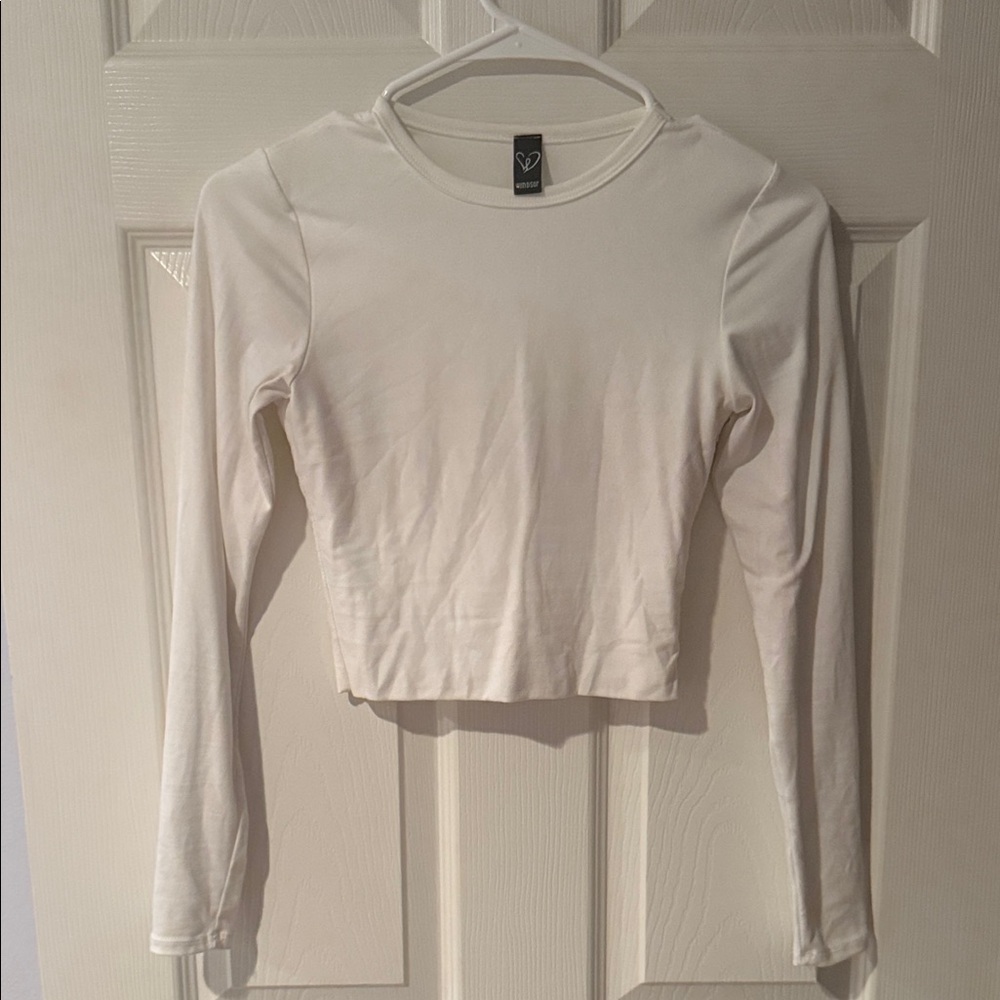 Elegant White Long Sleeve Top